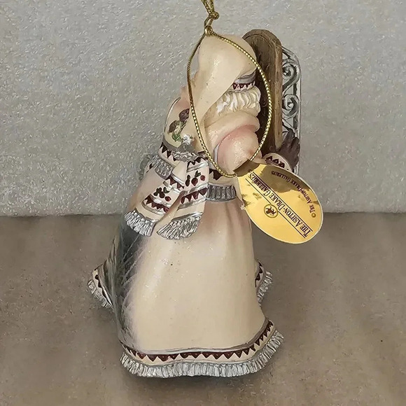 Thomas Kinkade Ashton Drake Christmas Ornament Winter Path Of Welcome Santa 2003 - Picture 4 of 9